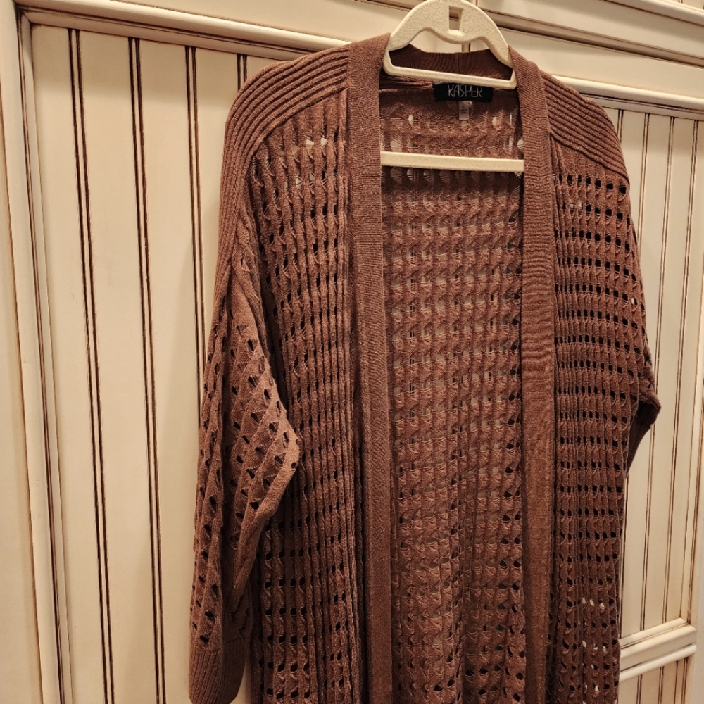 Kasper Cardigan Sweater Size XL - Picture 2 of 9